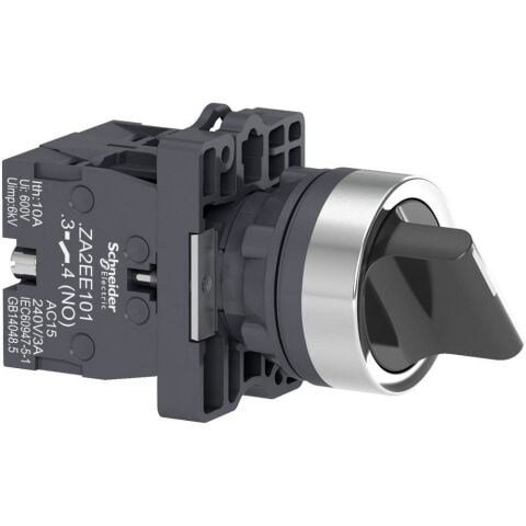 SCHNEIDER XA2-ED33 1-0-2 1NA+1NA SİYAH MANDAL BUTON
