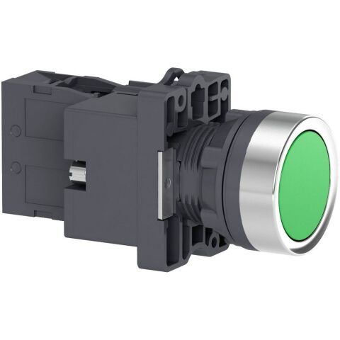 SCHNEIDER 1 NA YEŞİL IŞIKLI, YAYLI BUTONLAR  24 VDC XA2EW33B1