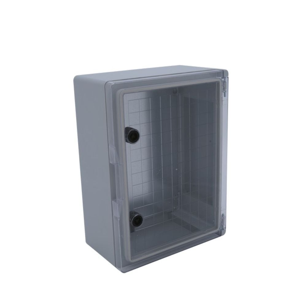 ÇETİNKAYA 50X70X24,5 GALVANİZ TABAN SAÇLI ŞEFFAF KAPAKLI PANO