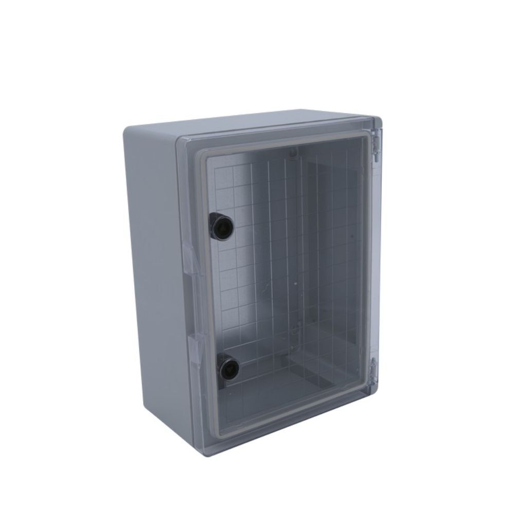 ÇETİNKAYA 50X70X24,5 GALVANİZ TABAN SAÇLI ŞEFFAF KAPAKLI PANO