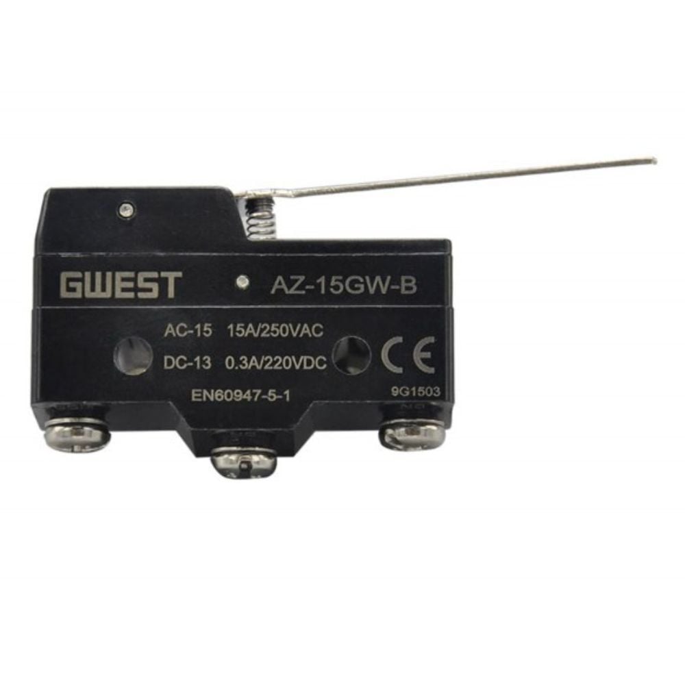 GWEST AZ-15GW-B UZUN PALET 15A 1NO + 1NC SWİTCH