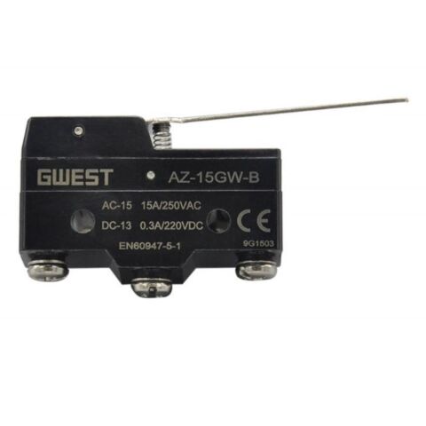 GWEST AZ-15GW-B UZUN PALET 15A 1NO + 1NC SWİTCH