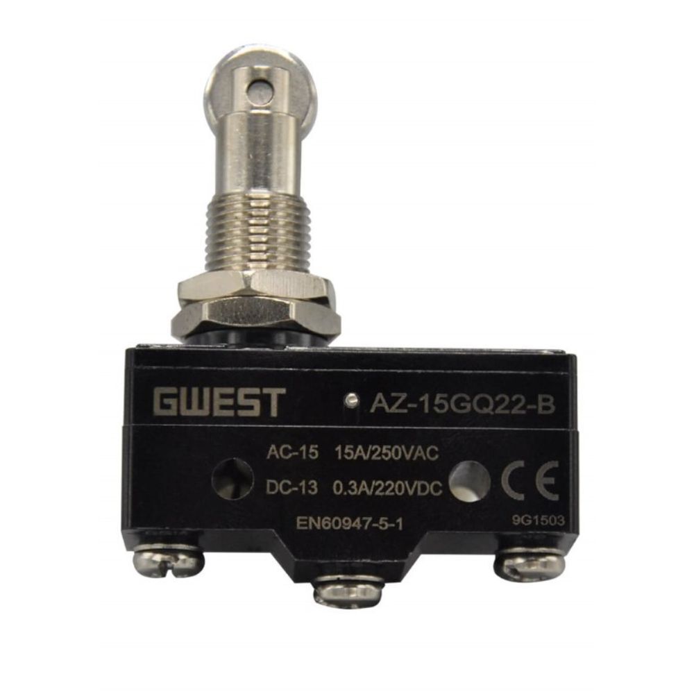 GWEST AZ-15GQ22-B DİKEY METAL MAKARALI 15A 1NO + 1NC SWİTCH
