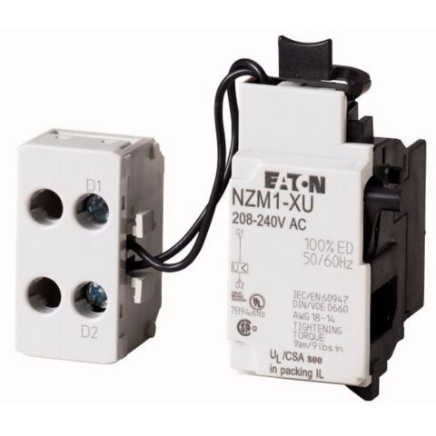 EATON NZM1-XU110-130AC KOMPAKT ŞALTER AKSESUARI: DÜŞÜK GERİLİM BOBİNİ NZM1