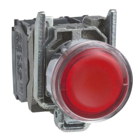 SCHNEIDER KIRMIZI SIVA ALTI EKSİKSİZ IŞIKLI BASM BUTON ÇAP 22 YAYLI DÖNÜŞ 1NA+1NK 220...240V 3389110892147