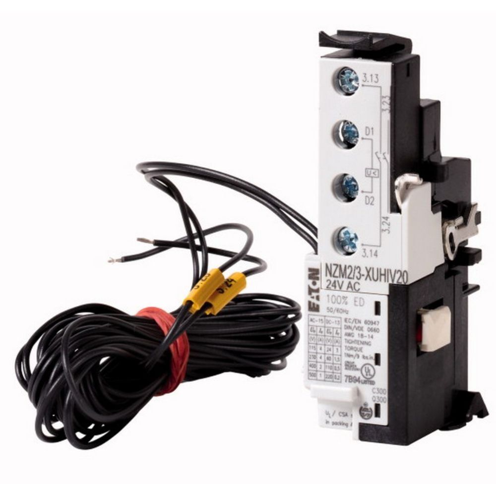 EATON NZM2/3-XUHIV2024DC UNDERVOLTAGE RELEASE WİTH 2 SEPARATE VHI