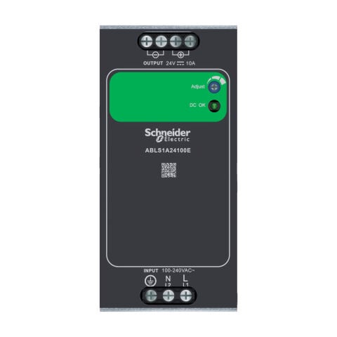 SCHNEIDER Din-rail PSU,Power 240W,DC 24V output