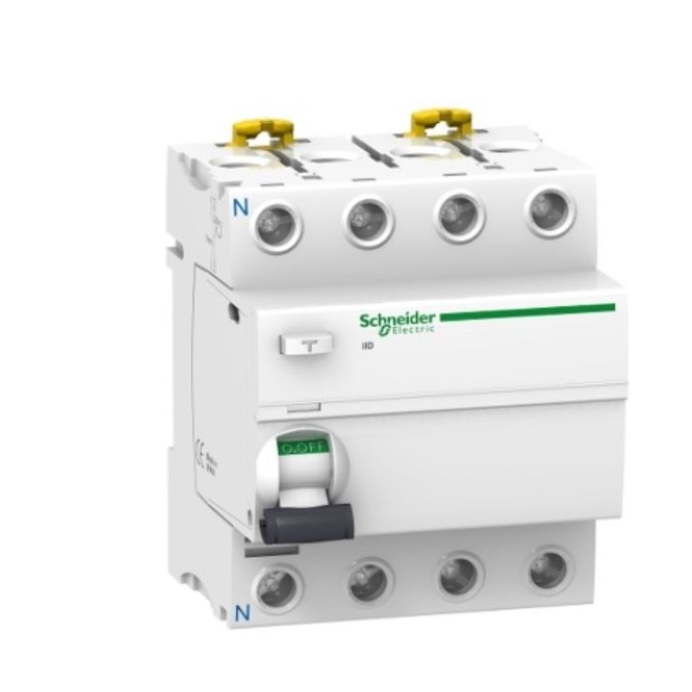 SCHNEIDER A9R44425 4X25A 300MA AC TİPİ İID KAÇAK AKIM KORUMA RÖLESİ 3606480089077