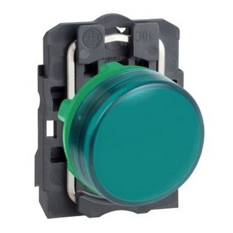 SCHNEIDER NTEGRE LED'Lİ YEŞİL EKSİKSİZ PİLOT IŞIĞI 230...240V EÇAP 22 DÜZ LENS 3389110903850