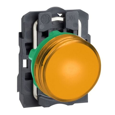 SCHNEIDER 230...240V ENTEGRE LED'Lİ TURUNCU EKSİKSİZ PİLOT IŞIĞI ÇAP 22 DÜZ LENS 3389110903874