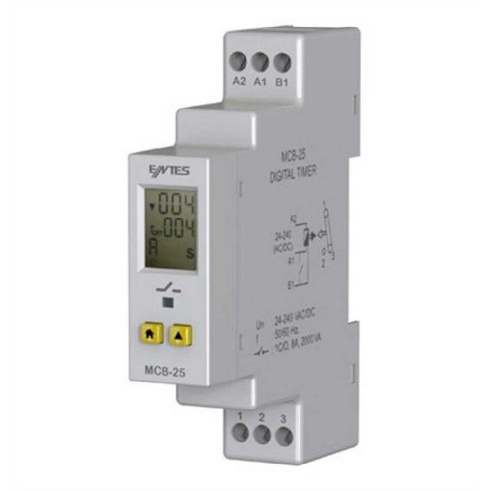 ENTES MCB-25 8 FONK.24/240VAC-DC DİJİTAL ZAMAN RÖLESİ