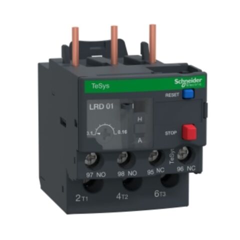 SCHNEIDER LRD01 TESYS D TERMAL AŞIRI YÜK RÖLELERİ 0,1...0,16 A SINIF 10A 3389110346718