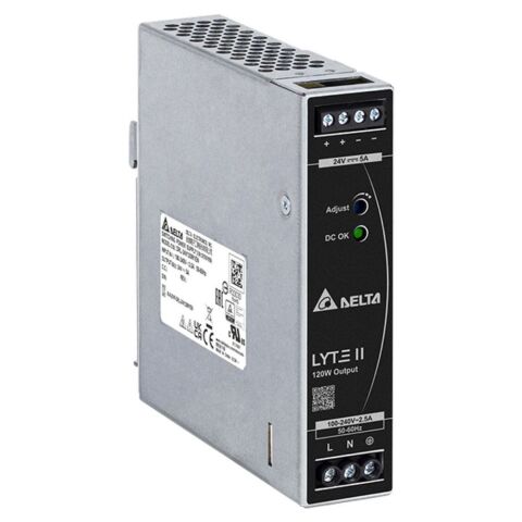 DELTA 85-264VAC 1FAZ-24V 120W 24V 5.0A ÇIKIŞLI DRL-24V120W1EN