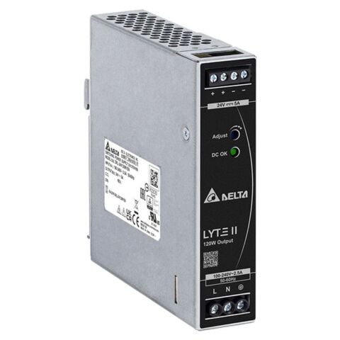 DELTA 85-264VAC 1FAZ-24V 120W 24V 5.0A ÇIKIŞLI DRL-24V120W1EN