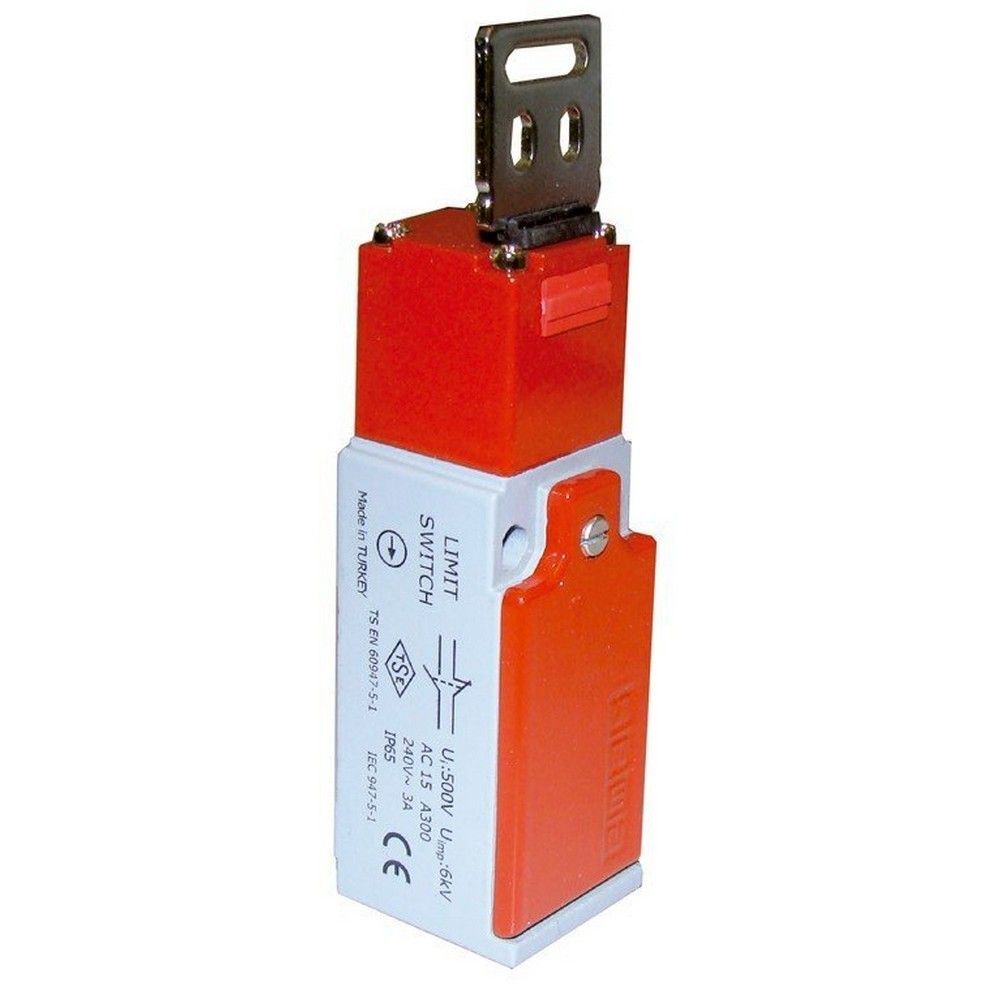 EMAS L51K23LUM322 EMNİYET SINIR ŞALTERİ DÜZ METAL ANAHTARLI