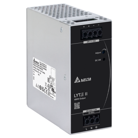 Delta DRL-24V480W1EN ,110v/220vac 24vdc/20a Güç Kaynağı