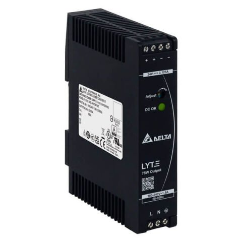 DELTA 85-264VAC 1FAZ -24V 75W 24V 3,2A ÇIKIŞLI