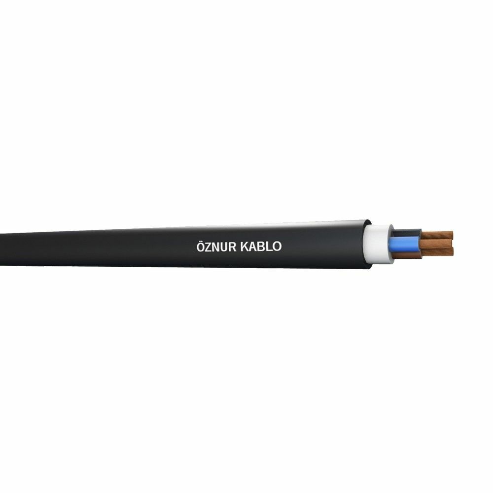 ÖZNUR 5X10 TTR (NYMHY) KABLO SİYAH-ÖZNUR (100 METRE)