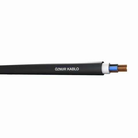 ÖZNUR 5X10 TTR (NYMHY) KABLO SİYAH-ÖZNUR (100 METRE)
