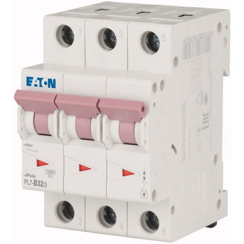 EATON PL7-B32/3 MİNYATÜR DEVRE KESİCİ - 10KA - B EĞRİSİ - 3X32A