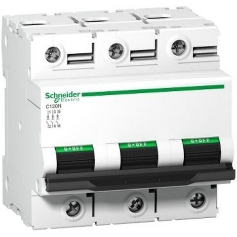 SCHNEIDER A9N18369 3X125A C EĞRİSİ C120N DEVRE KESİCİ 3606480379413