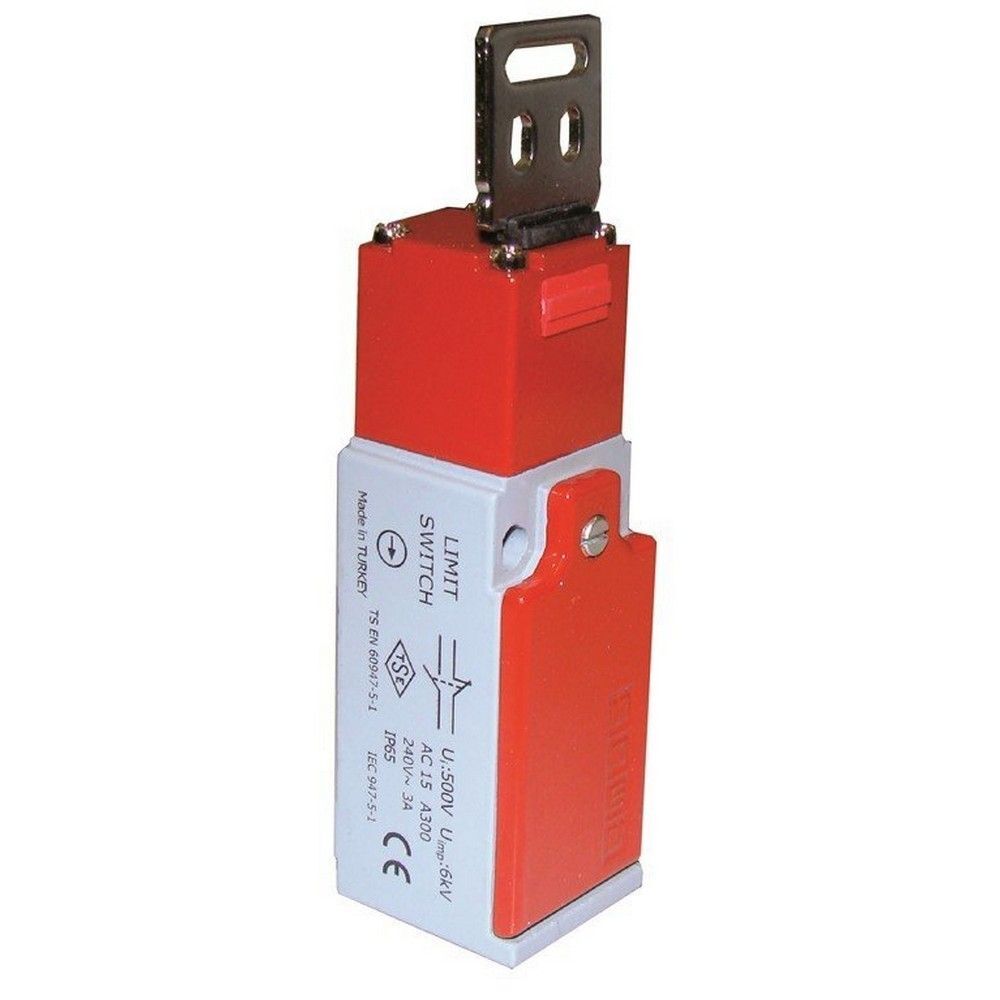EMAS L5K13LUM322 EMNİYET SINIR ŞALTERİ DÜZ METAL ANAHTARLI