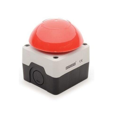 EMAS P1C400E72 SİYAH-GRİ PL.KUTU 72 MM EMNİYET ACİL STOP