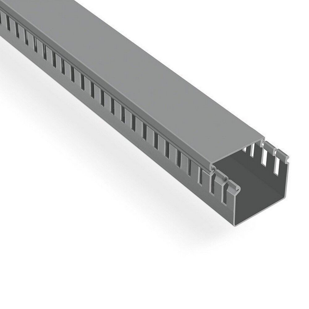MUTLUSAN 60X40 KABLO KANALI (DELİKLİ) (GRİ) (48 METRE)