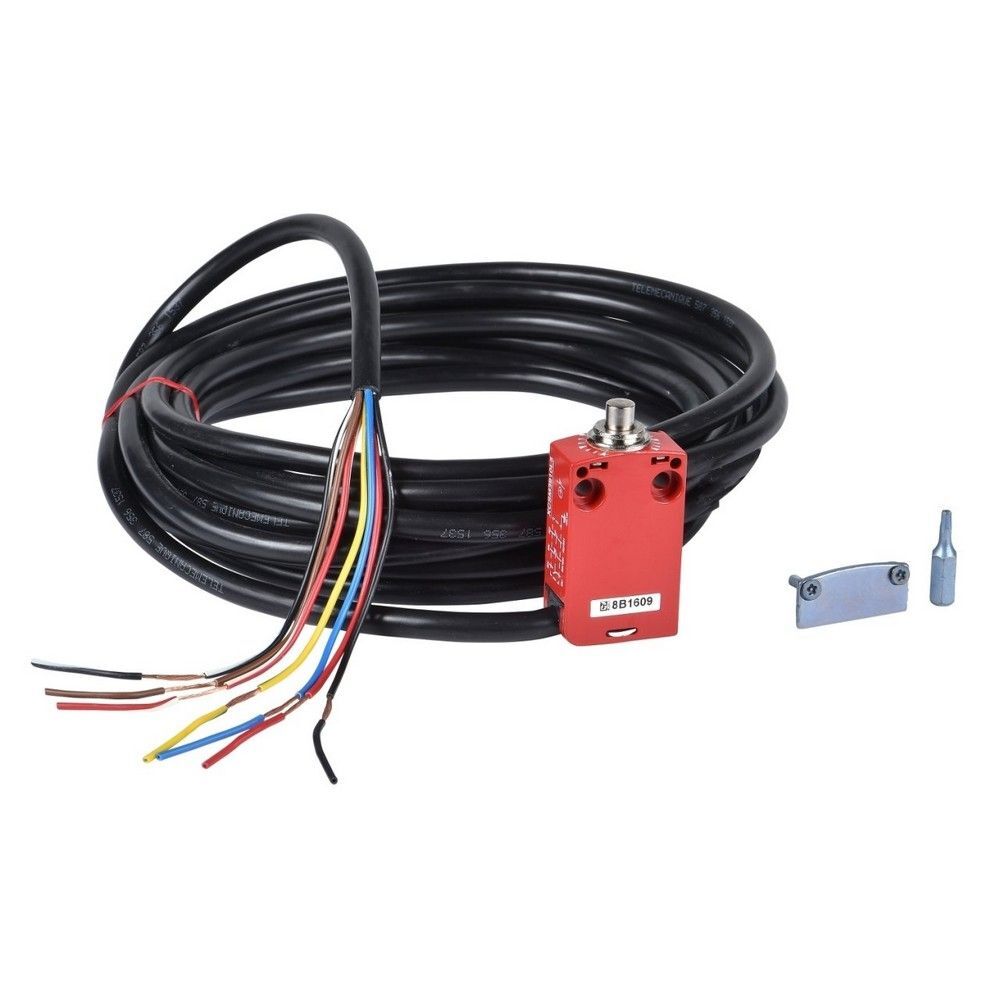 TELEMECANIQUE TELEMECANİQUE SENSORS XCSM3902L1 XCSM 1M KABLOLU 2NK+1NA METAL MAKARALI PİMLİ GÜVENLİK LİMİT SWİTCH