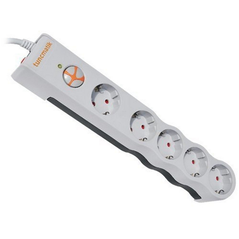 TUNÇMATİK POWERSURGE 5 Lİ AKIM KORUMALI PRİZ TSK6134