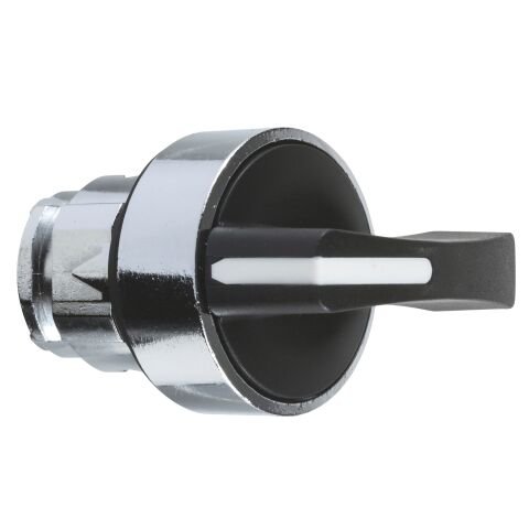 SCHNEIDER SİYAH MANDAL BUTON BAŞLIĞI Ø22 2 KONUMLU YAYLI DÖNÜŞ ZB4BJ4