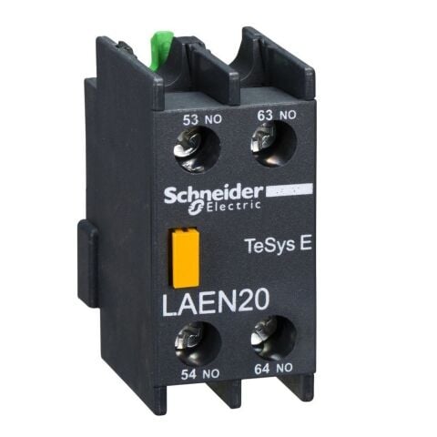 SCHNEIDER EASYPACT TVS YARDIMCI KONTAK BLOĞU 1 NA + 1 NK VİDALI KELEPÇE TERMİNALLERİ 3606480325250