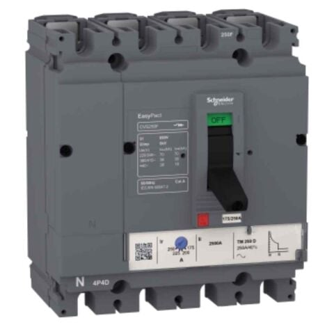 SCHNEIDER 160A 36KA 4P CSV160F TM160D AYARLI KOMPAKT ŞALTER LV516343 3606480229299