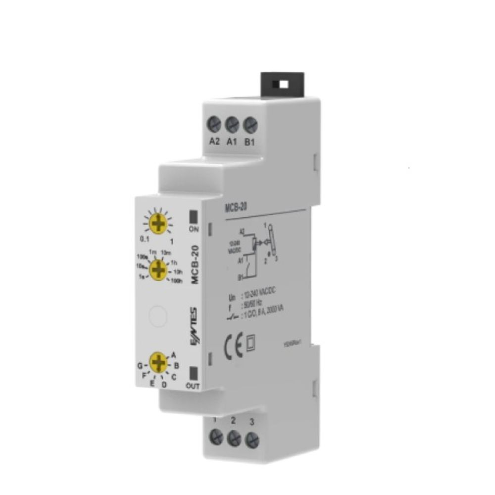 ENTES MCB-20 DIN1 12-240VAC/DCT/İ/A ÇOK FONKSİYONLU ZAMA M4897
