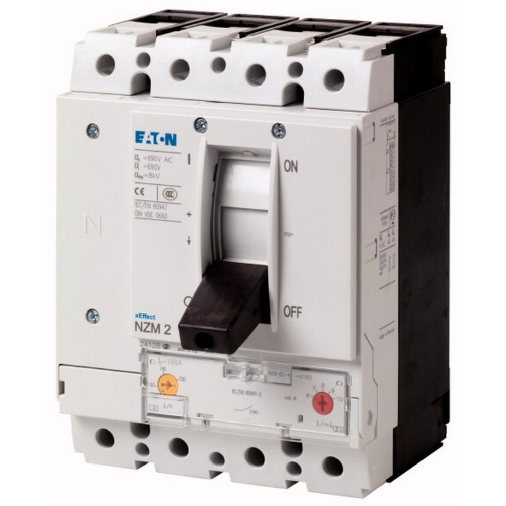 EATON NZMC2-4-A250 KOMPAKT ŞALTER (AYARLANABİLİR TERMİK-MANYETİK KORUMALI) 4X250A 36KA