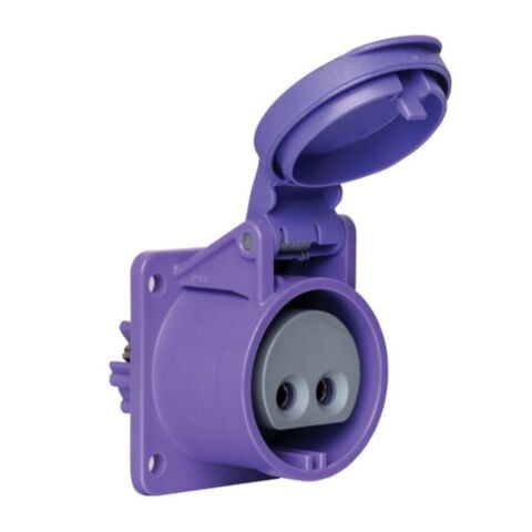 METE ENERJİ 2X16A 24V IP44 (54X60 FLANŞLI ) MAK. PRİZİ DÜZ V.B - 406551V