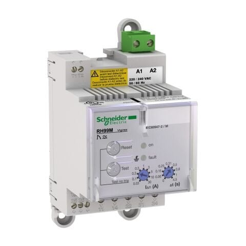SCHNEIDER MANUEL SIFIRLAMALI TOPRAK KAÇAĞI RÖLESİ RH99M 0,03..30 A 0..4,5 SN 240 V 3303430561736