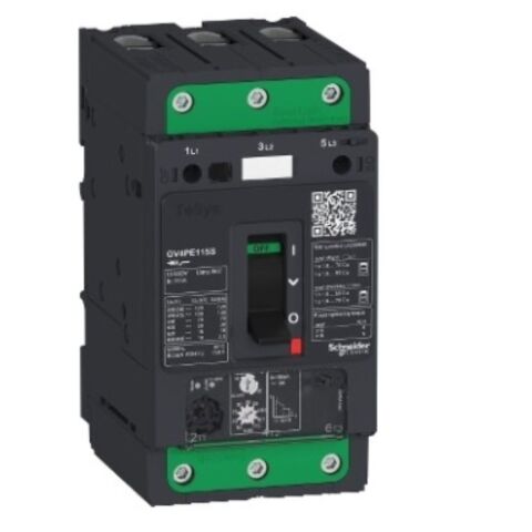 SCHNEIDER MOTOR CİRCUİT BREAKER TESYS GV4 3P 115A ICU 25KA THERMAL MAGNETİC EVERLİNK TERMİNALS 3606481310101
