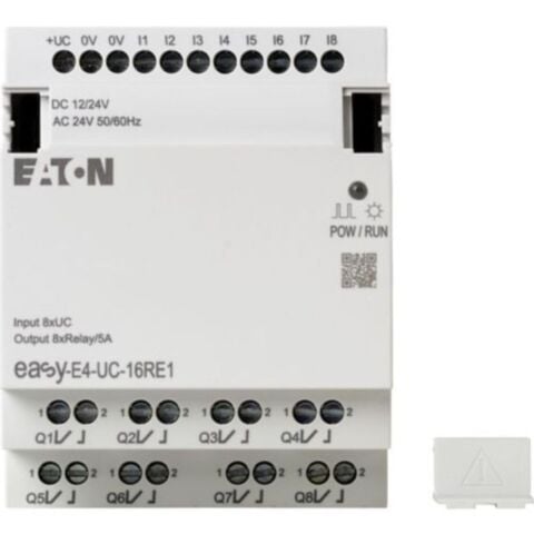 EATON EASY-E4-UC-16RE1 EASY-E4 GENİŞLEME MODÜLÜ, 12VDC, 24VAC/DC 8DI / 8DO(R)
