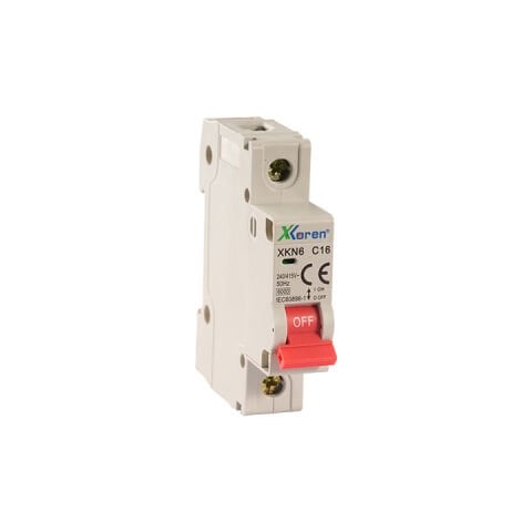 XKOREN 1 KUTUPLU B TİPİ 6KA 10A OTOMATİK SİGORTA