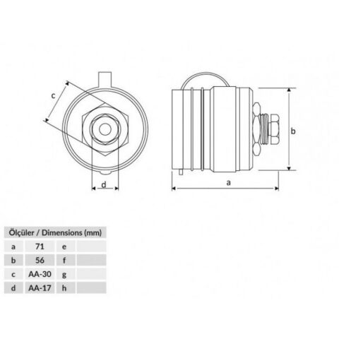 BEMİS 16-95MM² 200A. MAKİNE PRİZ