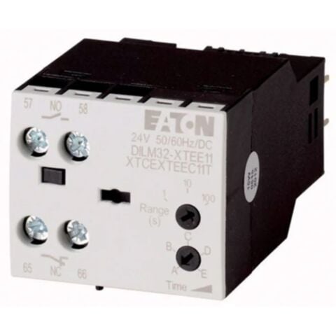 EATON DILM32-XTEE11(RAC240) KONTAKTÖR AKSESUARI: ELEK. ZAMAN RÖLESİ-ÇEKMEDE GECİKME (DILM7-38 İÇİN)