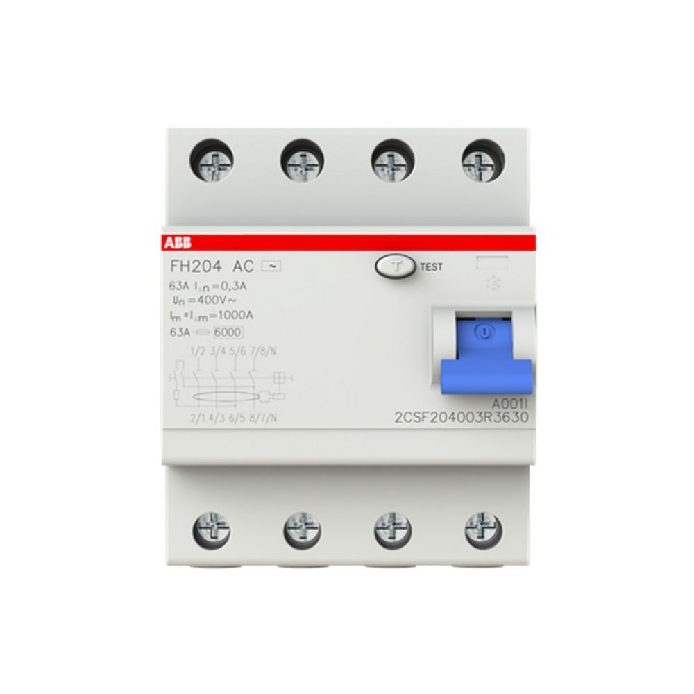 ABB 2CSF204003R3400 FH204 AC-40-0.3-ABB KAÇAK AKIM RÖLESİ