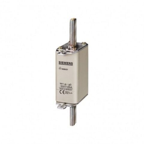 SIEMENS 3NA3830 STEATİT(SERAMİK) GÖVDELİ NH-BIÇAKLI SİGORTA BUŞONU 100A BOY 000 GENİŞLİK 21MM