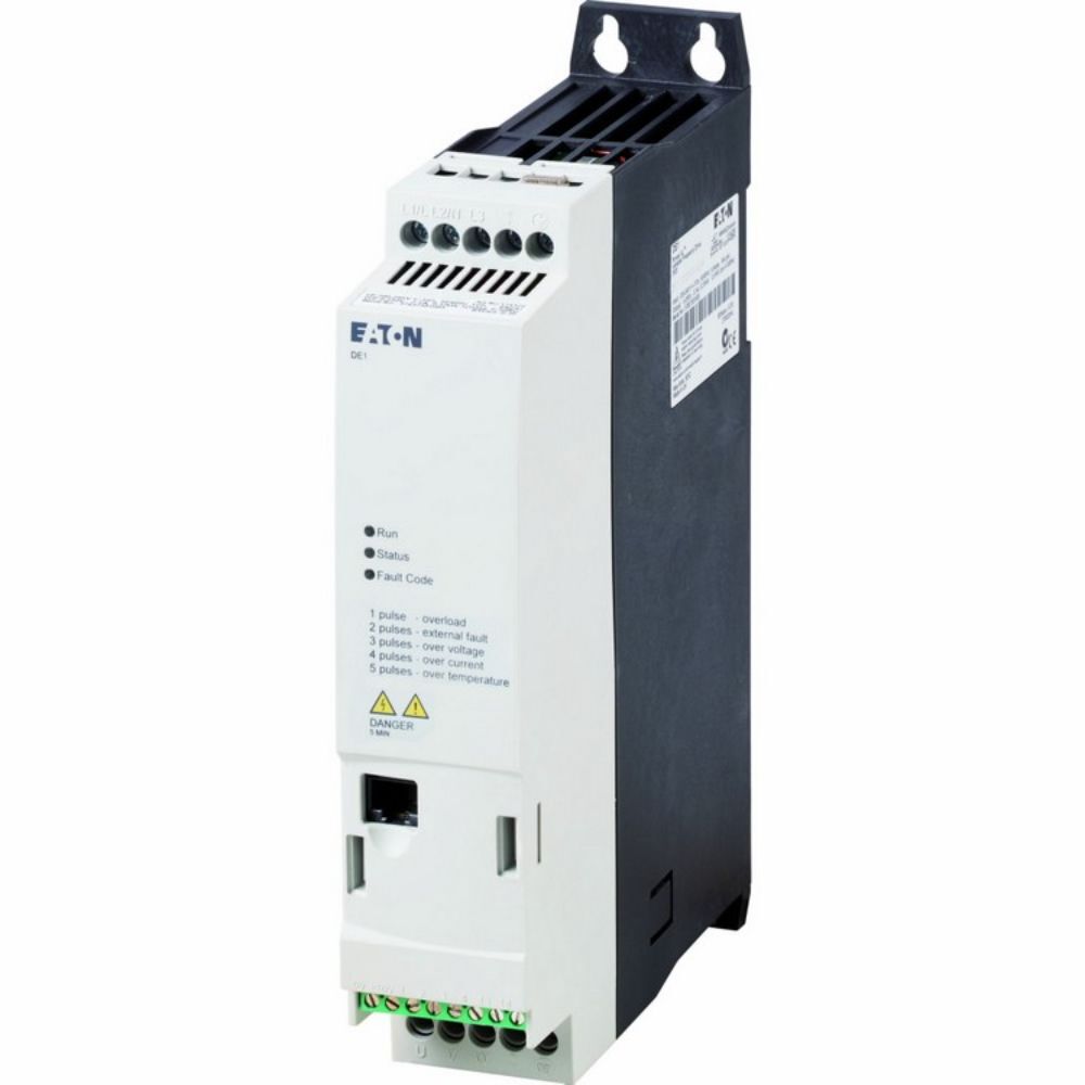 EATON DE1-122D3FN-N20N HIZ AYARLI YOLVERİCİ-FİLTRELİ 0,37KW 2,3A MONOFAZE 230V (FS1)