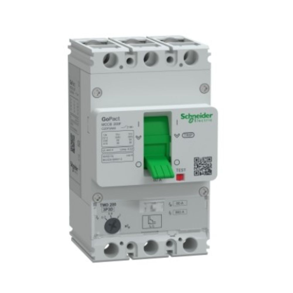 SCHNEIDER GOMCCB 200F 3P3D 80A ADJ SCHNEİDER G20F3A80