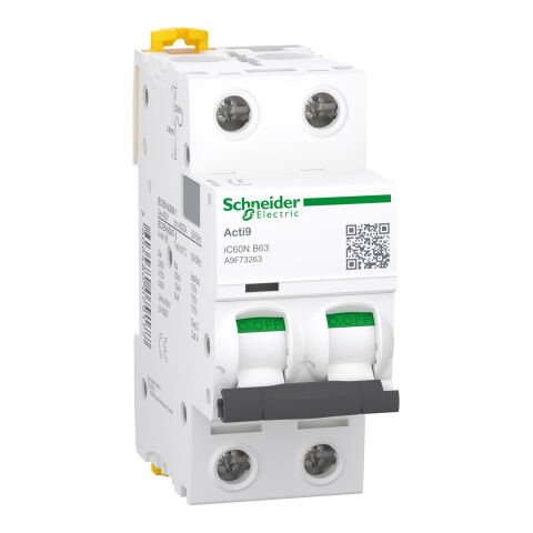 SCHNEIDER iC60N 2P 63A B-SCHNEID