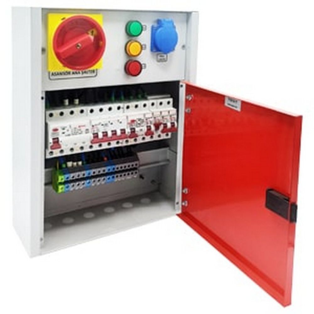 ÇETİNKAYA ÇP 9012 63A MONTAJLI ASANSÖR PANOSU ELEKTRİK PANOSU