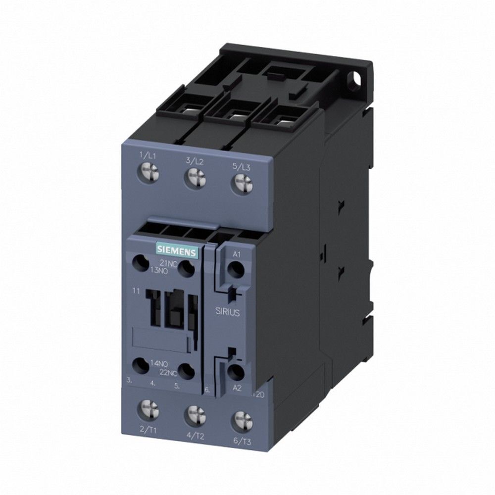 SIEMENS 3RT2037-1AP00 ÜÇ FAZLI SIRIUS KONTAKTÖR AC 230V BOBİNLİ 30 KW 1NO+1NC