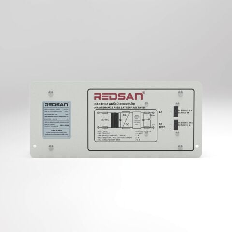 REDSAN 220 VAC -24 VDC -18 AH 5A PANO TİPİ